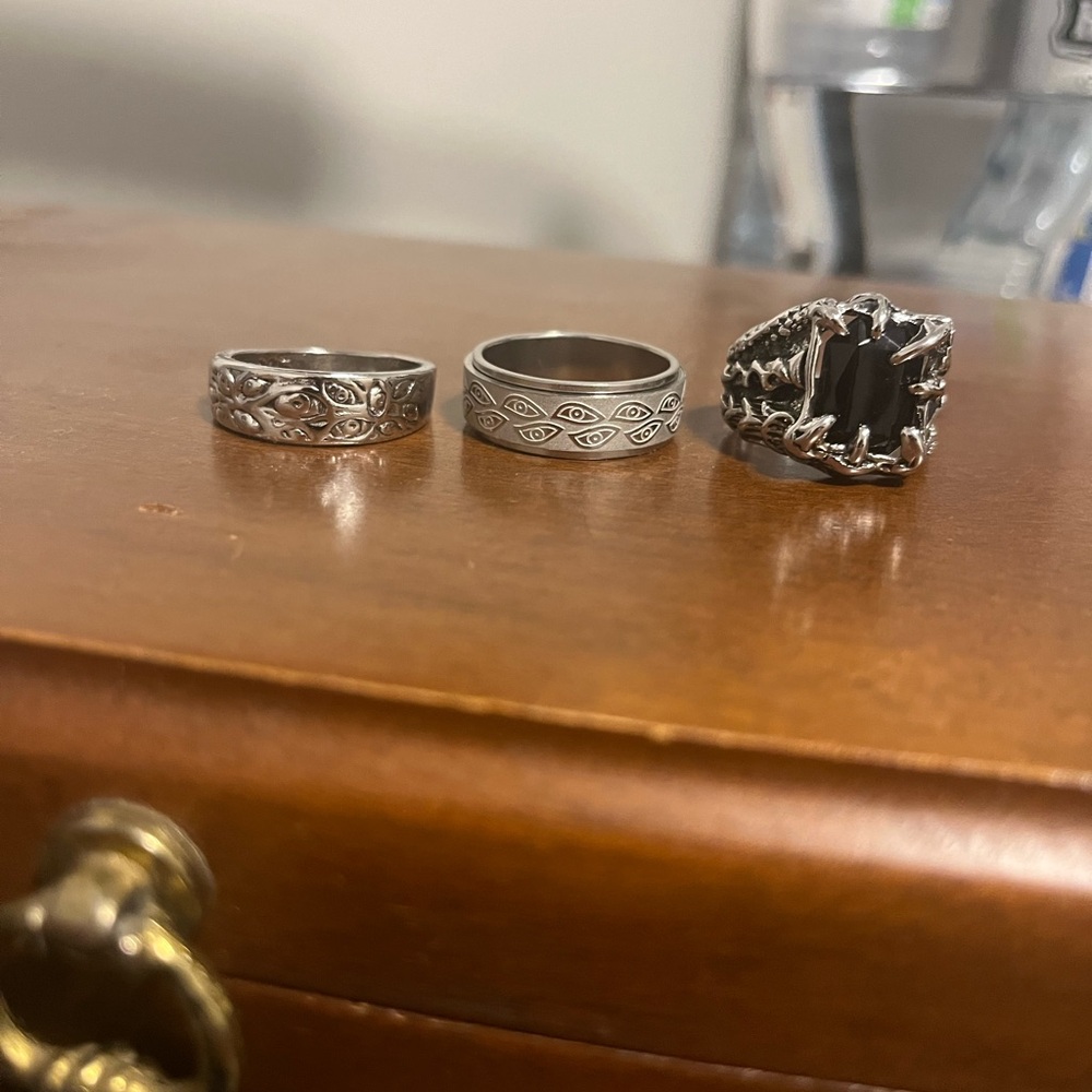 Sterling silver rings